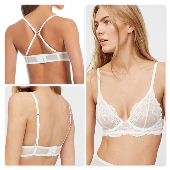Free People Other - Intimately FP Jasmine Underwire Bralette 34D Ivory
